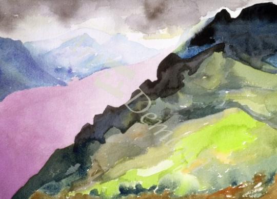 láminas y lienzos de  Loch Ness from Glendoe Lodge, 1995 (w/c on paper)