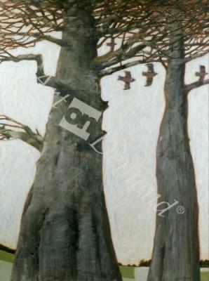 láminas y lienzos de  Heartwood (oil on canvas)