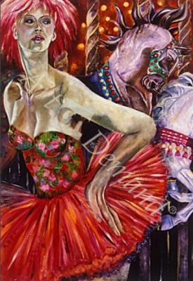 láminas y lienzos de  At the Funfair, 2003 (oil on canvas)