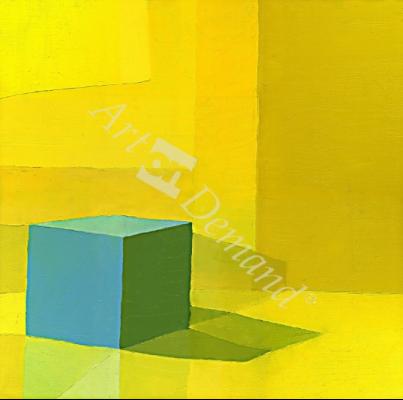 láminas y lienzos de Yellow / Blue (oil on canvas)