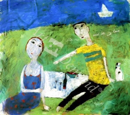 láminas y lienzos de Come with Me... 2003 (oil on board)