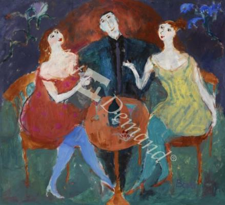 láminas y lienzos de Ladies Man, 2004 (oil on board)