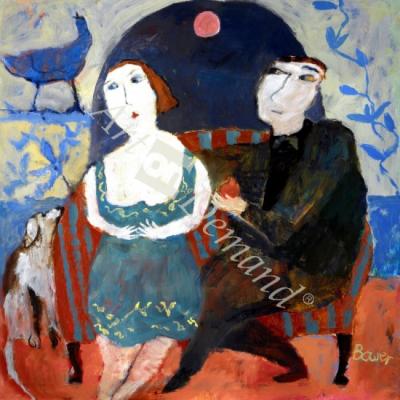 láminas y lienzos de Don t do it Persephone, 2004 (oil on board)