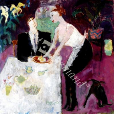 láminas y lienzos de The Full English, 2004 (oil on board)