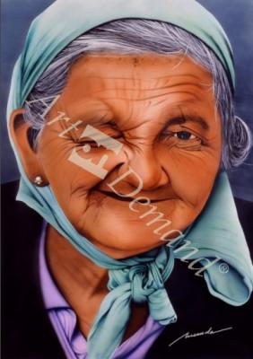 láminas y lienzos de  vieja pañuelo