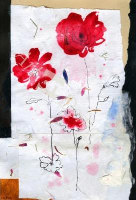 láminas y lienzos de  Flores II
