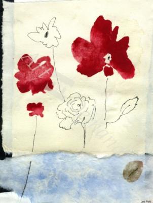 láminas y lienzos de  Flores III