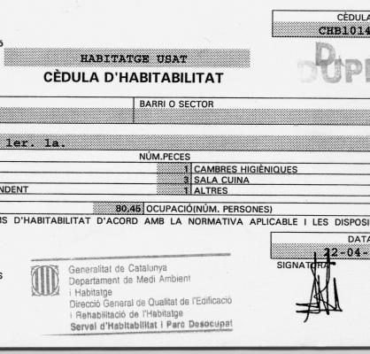Cedula Habitabilidad
