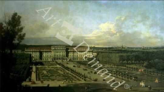 láminas y lienzos de Schonbrunn Palace and gardens, 1759/61