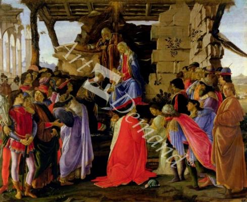 láminas y lienzos de Adoration of the Magi (tempera on panel)