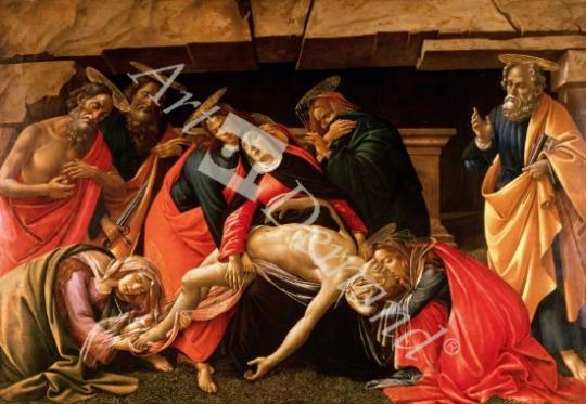 láminas y lienzos de  Lamentation of Christ. c.1490 (oil on panel)