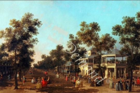 láminas y lienzos de Vauxhall Gardens: the Grand Walk, c.1751