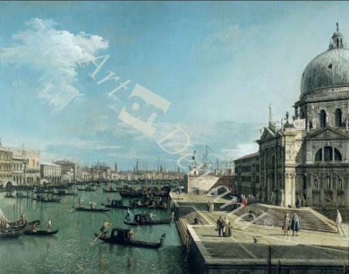 láminas y lienzos de The Entrance to the Grand Canal, Venice (oil on canvas)