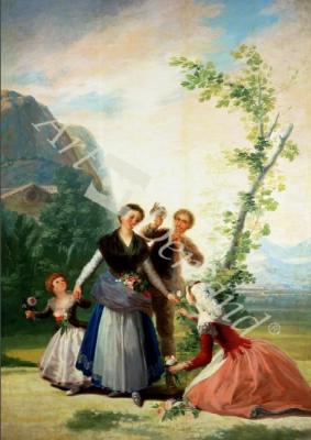 láminas y lienzos de The Florists or Spring, 1786 (oil on canvas)