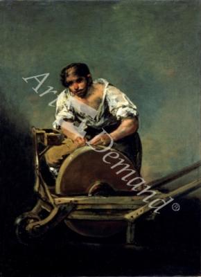 láminas y lienzos de The Knife-Grinder, 1808-12 (oil on canvas)