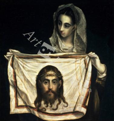 láminas y lienzos de St.Veronica with the Holy Shroud