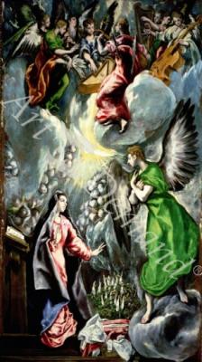 láminas y lienzos de The Annunciation (oil on canvas)