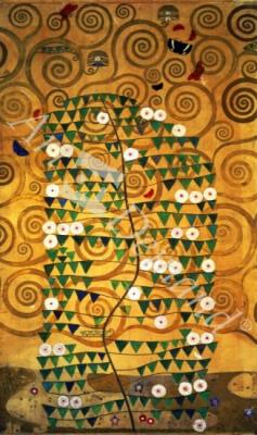 láminas y lienzos de Tree of Life (Stoclet Frieze) c.1905-09 (tempera, w/c)