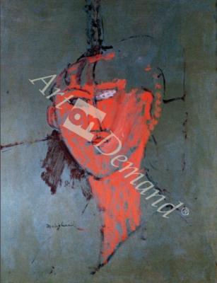 láminas y lienzos de The Red Head, c.1915 (oil on canvas)