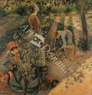 láminas y lienzos de The Apple Pickers, 1886 (oil on canvas)