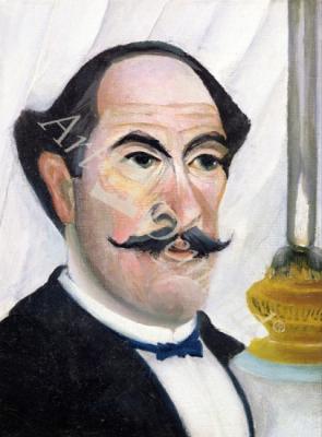 láminas y lienzos de Self portrait, c.1900-03 (for pair see 83695)