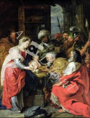 láminas y lienzos de Adoration of the Magi, 1626-29 (oil canvas)