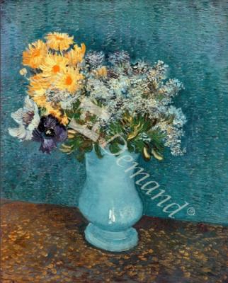 láminas y lienzos de Vase of Flowers, 1887 (oil on canvas)