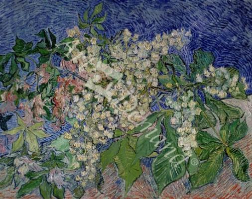láminas y lienzos de Blossoming Chestnut Branches, 1890 (oil on canvas)
