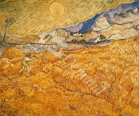 láminas y lienzos de The Harvester (oil on canvas)