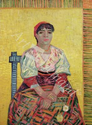 láminas y lienzos de The Italian: Agostina Segatori, 1887 (oil on canvas)