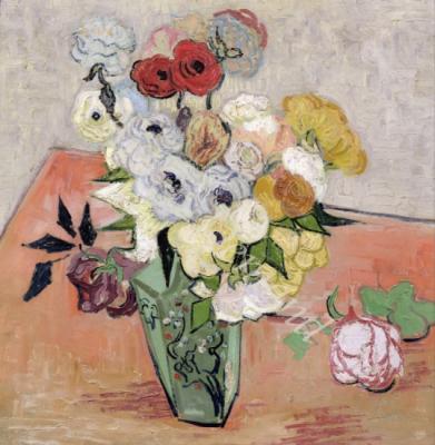 láminas y lienzos de Roses and Anemones, 1890 (oil on canvas)