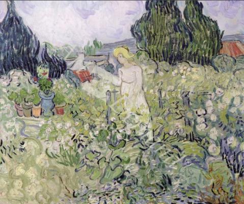 láminas y lienzos de Mademoiselle Gachet in her garden at Auvers-sur-Oise, 1890 (oil on canvas)