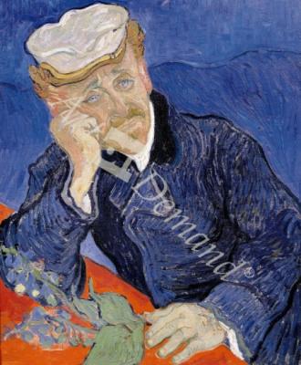 láminas y lienzos de Dr. Paul Gachet, 1890 (oil on canvas)