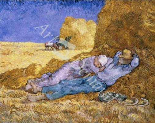 láminas y lienzos de  Noon, or The Siesta, after Millet, 1890 (oil on canvas)
