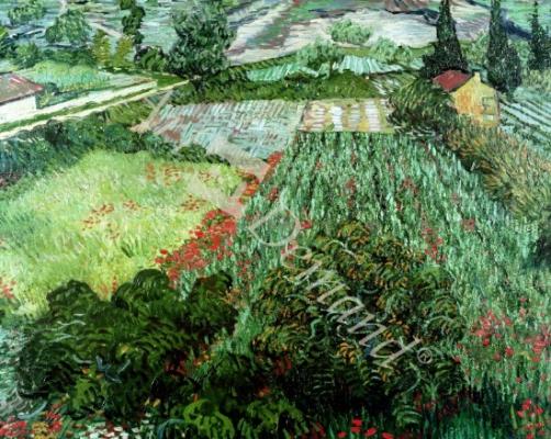 láminas y lienzos de Field with Poppies, 1889