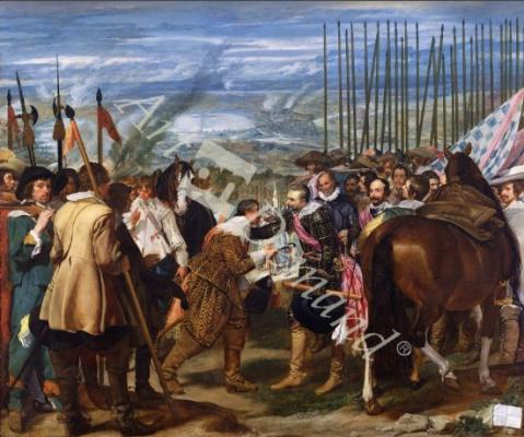 láminas y lienzos de  The Surrender of Breda, 1625