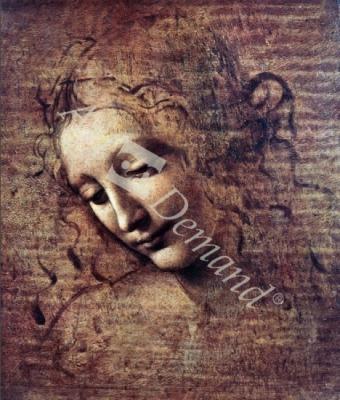 láminas y lienzos de Head of a Young Woman with Tousled Hair or, Leda (gouache on wood)
