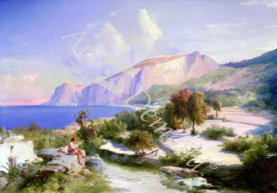 láminas y lienzos de  The Marina Grande, Capri, c.1829