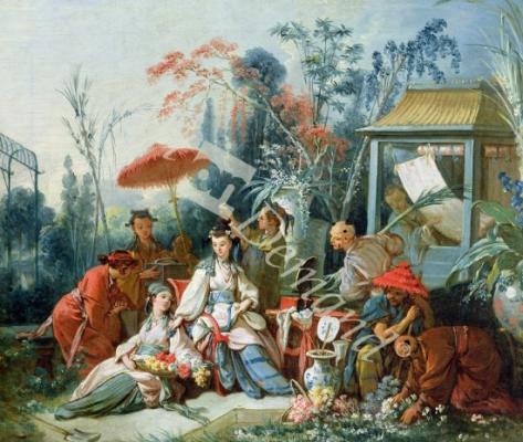 láminas y lienzos de  The Chinese Garden, c.1742 (oil on canvas)