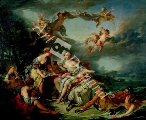 láminas y lienzos de  The Rape of Europa, 1747 (oil on canvas)