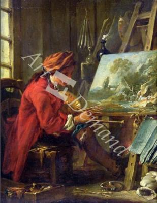 láminas y lienzos de  The Painter in his Studio (oil on canvas)
