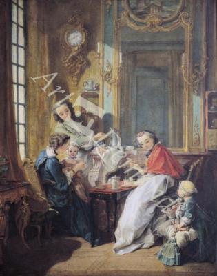 láminas y lienzos de  The Afternoon Meal, 1739 (oil on canvas)