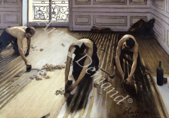 láminas y lienzos de  The Parquet Planers, 1875 (oil on canvas)