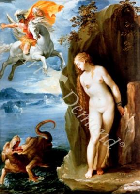 láminas y lienzos de  Perseus Rescuing Andromeda, 1602