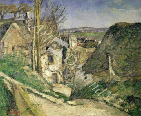 láminas y lienzos de  The House of the Hanged Man, Auvers-sur-Oise, 1873 (oil on canvas) (for details see 67878 & 67879)