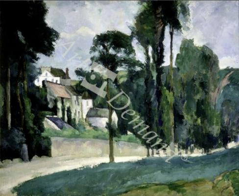 láminas y lienzos de The Road at Pontoise, 1875 (oil on canvas)
