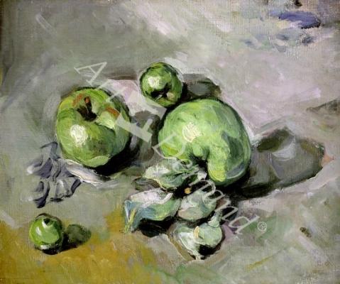 láminas y lienzos de Green Apples, c.1872-73 (oil on canvas)