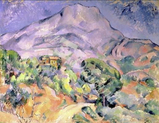 láminas y lienzos de Mont Saint Victoire, 1900 (oil on canvas)