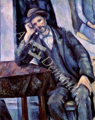 láminas y lienzos de Man Smoking a Pipe, 1890-92 (oil on canvas)