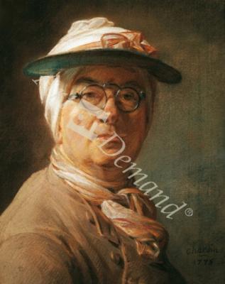 láminas y lienzos de Self Portrait, 1775 (pastel on paper)